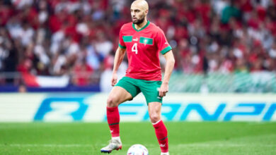 غياب سفيان أمرابط عن التداريب يثير الشكوك قبل مواجهة مالي غياب سفيان أمرابط عن التداريب يثير الشكوك قبل مواجهة مالي