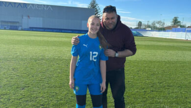 عائشة شراح تنضم لصفوف المنتخب المغربي أقل من 17 سنة بتوصية من الإطار الوطني شرف الدين دينار عائشة شراح تنضم لصفوف المنتخب المغربي أقل من 17 سنة بتوصية من الإطار الوطني شرف الدين دينار