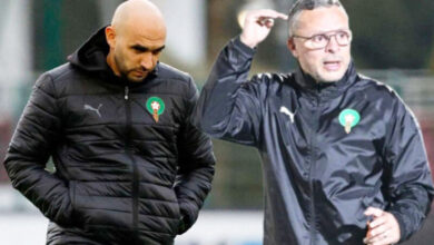 جواو ساكرامنتو رفقة محمد وهبي بالمنتخب المغربي بديلا لوليد الركراكي وهذه الأسماء التي ضمها الطاقم التقني للأسود